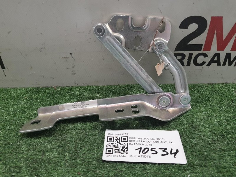 Cerniera Cofano ANT SX 20879202 Opel Astra J 2010