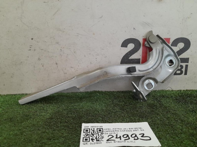 Cerniera Cofano ANT SX 39032149 Opel Astra K SW 2016