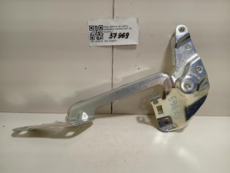 Cerniera Cofano ANT SX 13269758 Opel Meriva B 2014