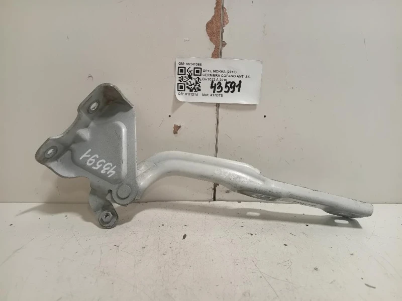 Cerniera Cofano ANT SX 95141368 Opel Mokka 2013