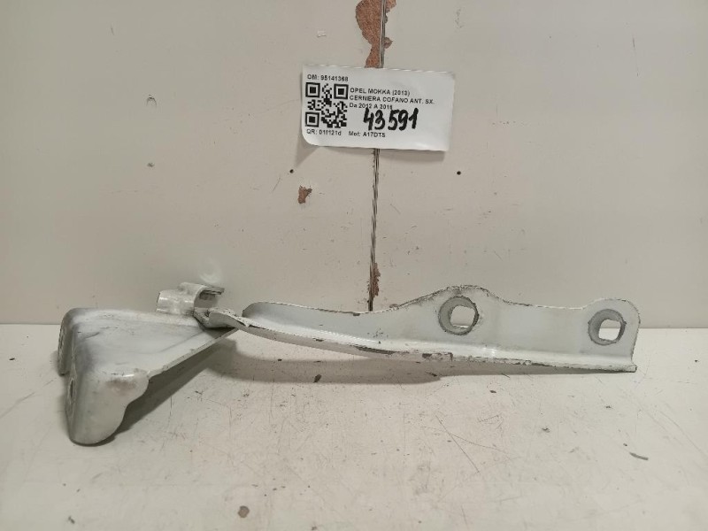 Cerniera Cofano ANT SX 95141368 Opel Mokka 2013