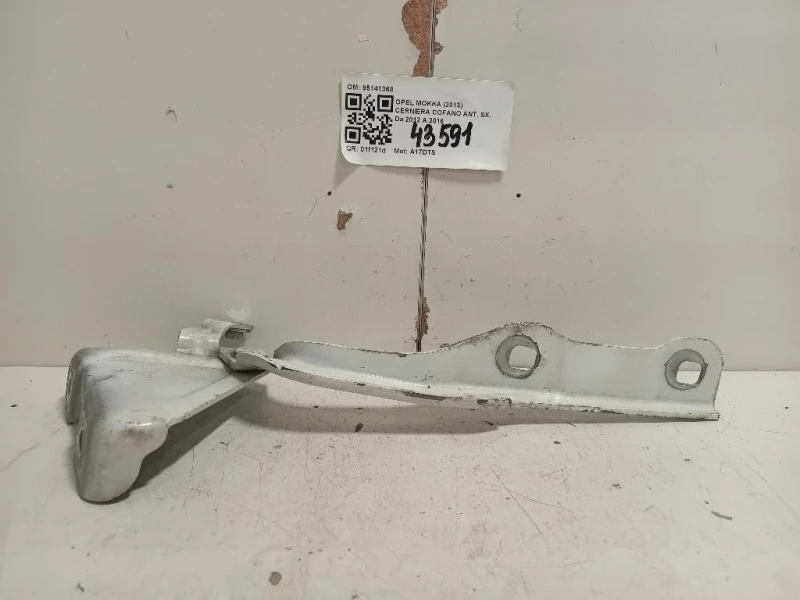 Cerniera Cofano ANT SX 95141368 Opel Mokka 2013