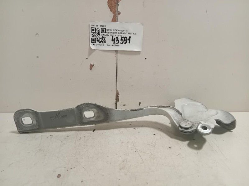 Cerniera Cofano ANT SX 95141368 Opel Mokka 2013