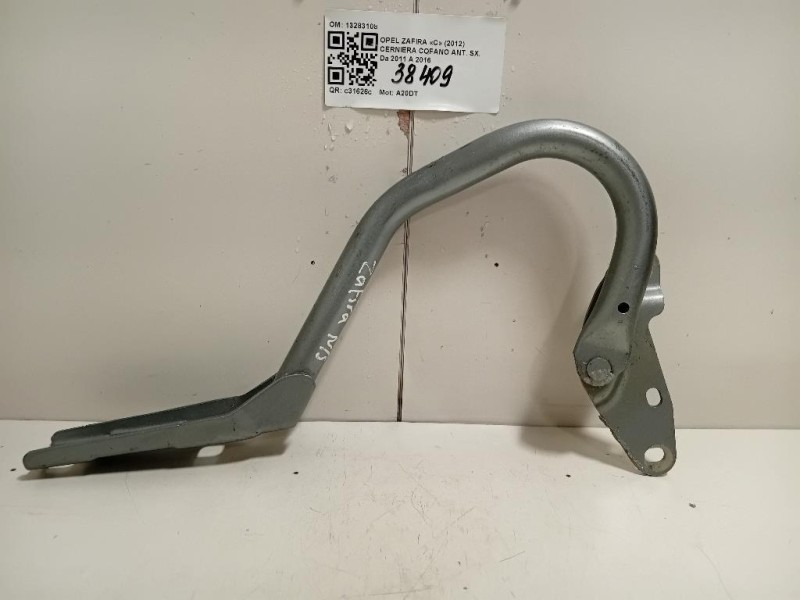 Cerniera Cofano ANT SX 13283108 Opel Zafira C 2012