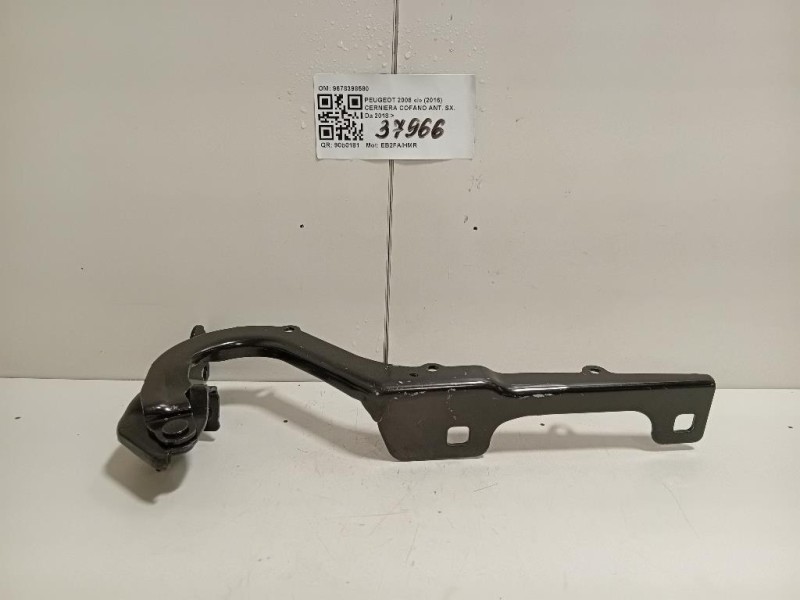Cerniera Cofano ANT SX 9678389580 Peugeot 2008 I 2016