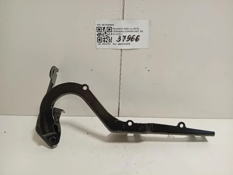 Cerniera Cofano ANT SX 9678389580 Peugeot 2008 I 2016