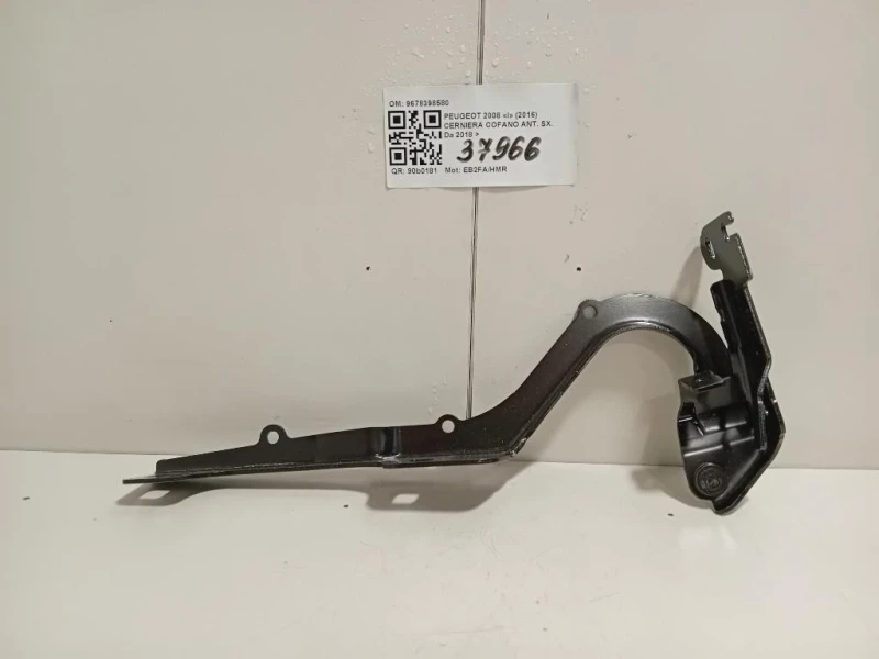 Cerniera Cofano ANT SX 9678389580 Peugeot 2008 I 2016