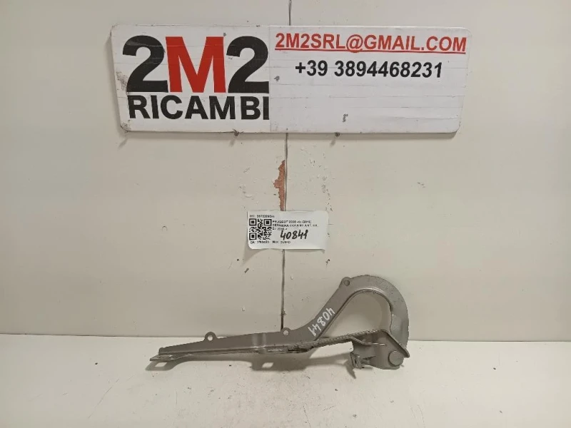 Cerniera Cofano ANT SX 9678389580 Peugeot 2008 I 2016