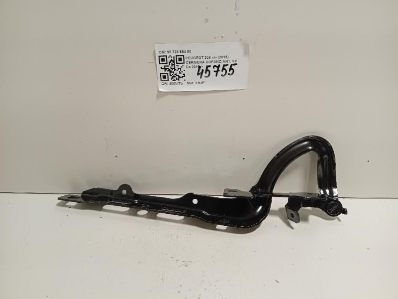 Cerniera Cofano ANT SX 96 728 654 80 Peugeot 208 I 2015