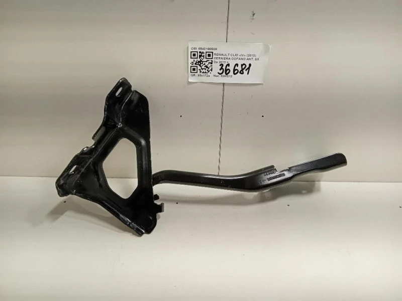 Cerniera Cofano ANT SX 654019850R Renault CLIO V 2019