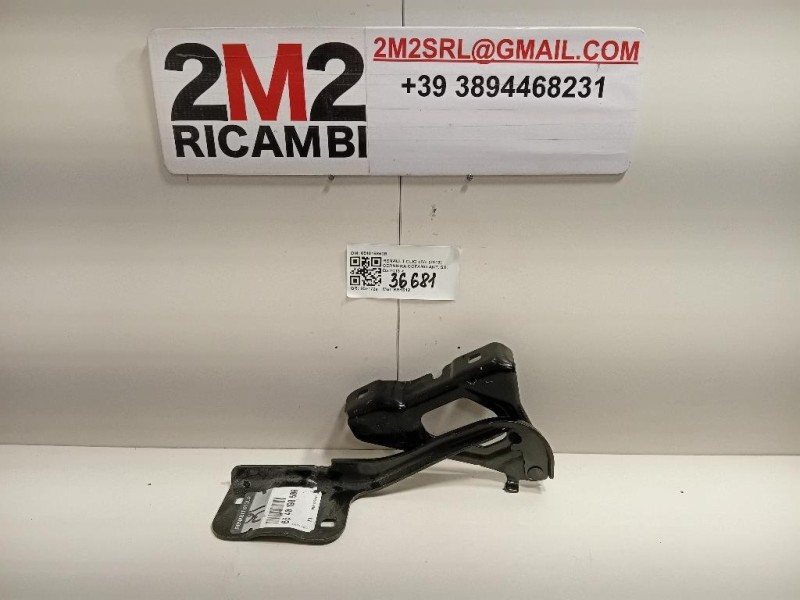 Cerniera Cofano ANT SX 654019850R Renault CLIO V 2019