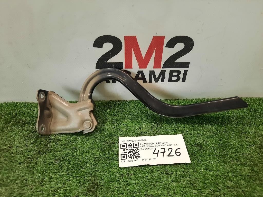 Cerniera Cofano ANT SX 5742051K00000 Suzuki Splash 2008