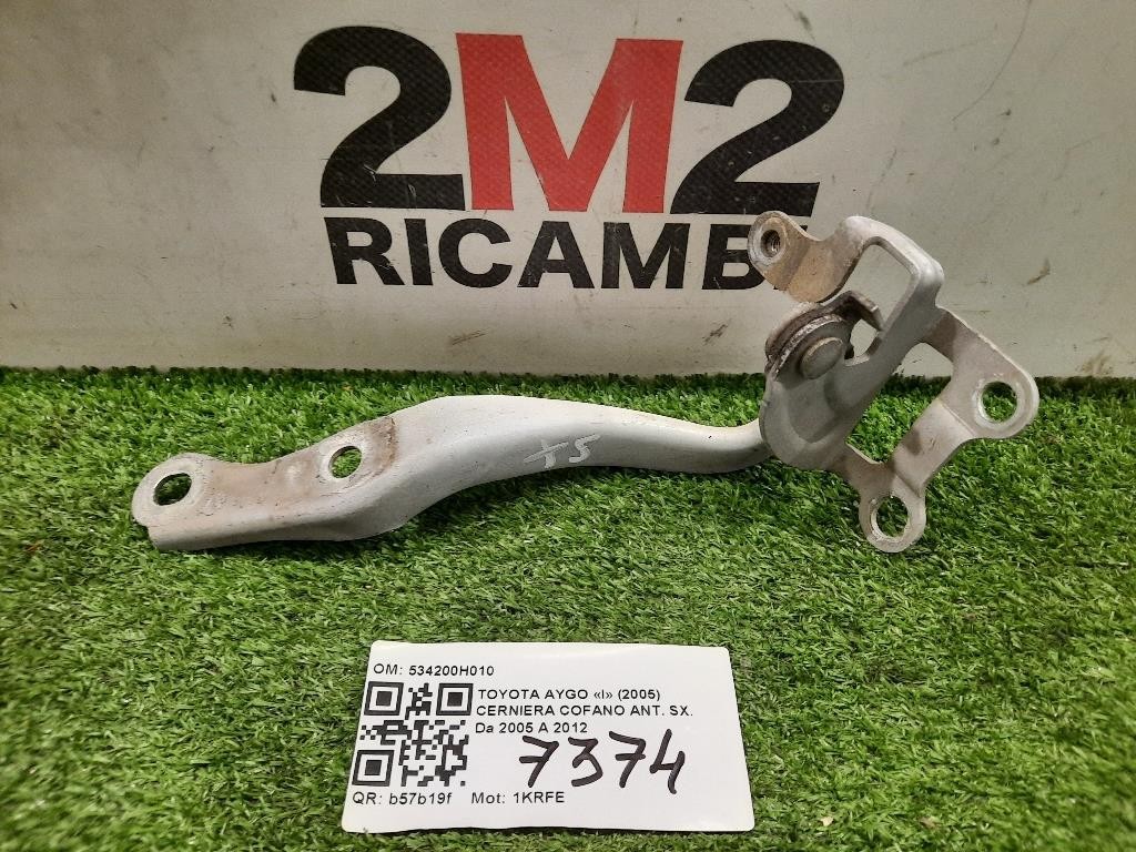 Cerniera Cofano ANT SX 534200H010 Toyota AYGO I 2005