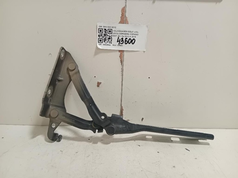 Cerniera Cofano ANT SX 5K0 823 301C Volkswagen GOLF VII 2013