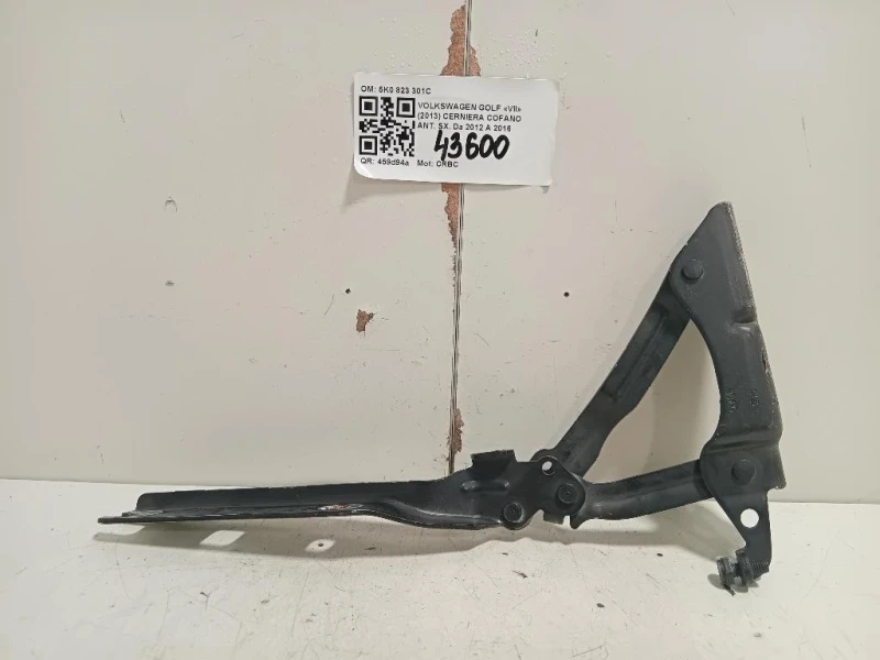 Cerniera Cofano ANT SX 5K0 823 301C Volkswagen GOLF VII 2013