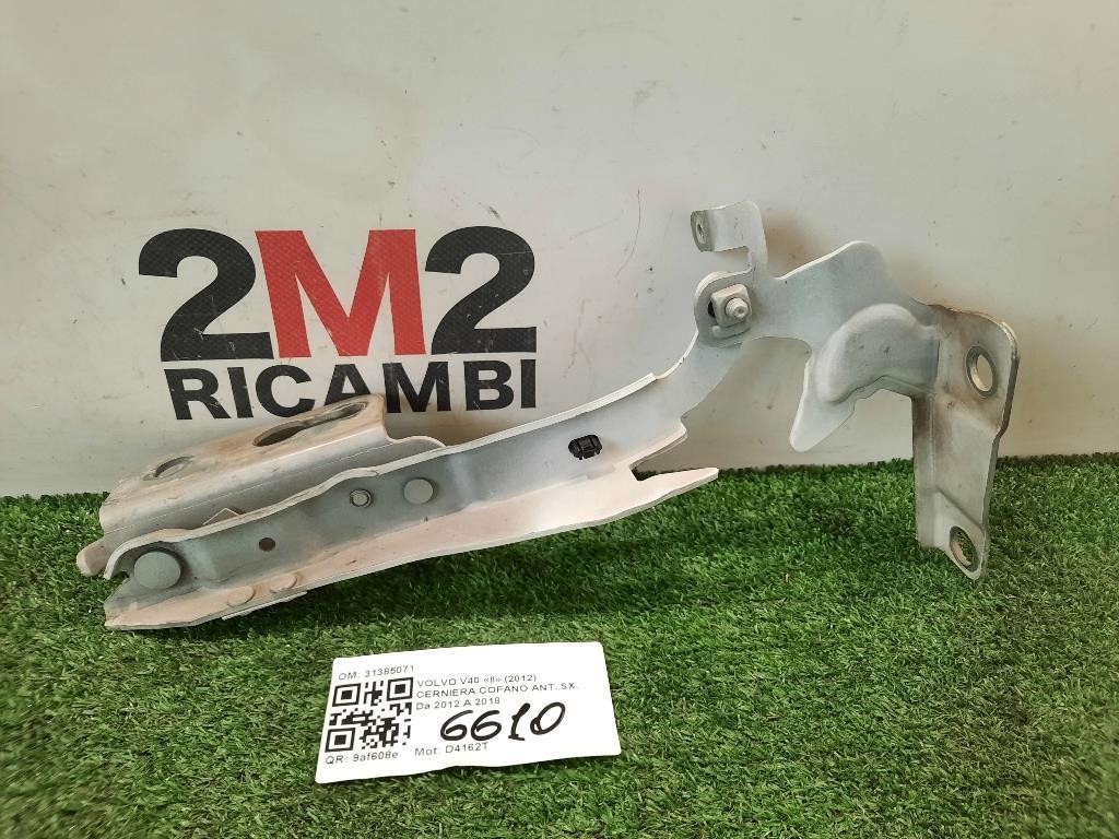 Cerniera Cofano ANT SX 31385071 Volvo V40 II 2012