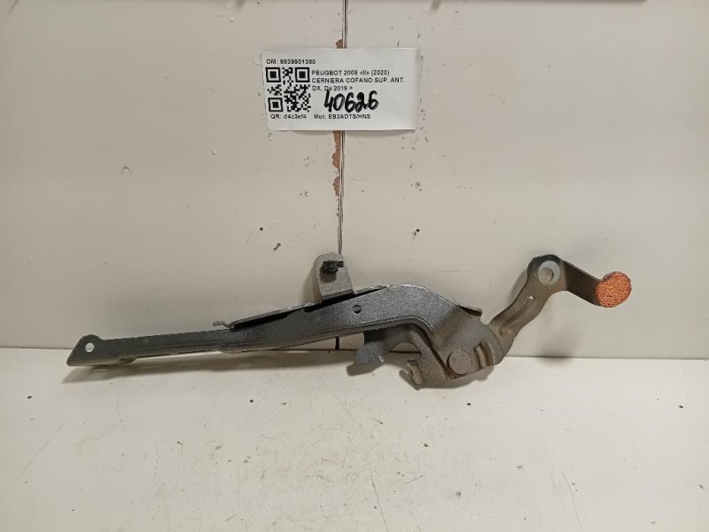 Cerniera Cofano SUP ANT DX 9839901380 Peugeot 2008 II 2020