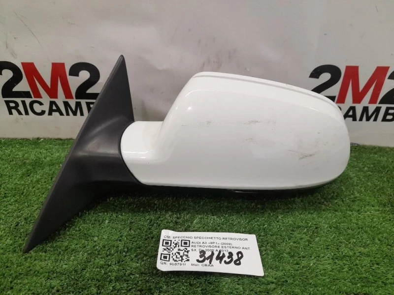 Retrovisore Esterno ANT SX SPECCHIO SPECCHIETTO RETROVISORE SINISTRO Audi A3 8P1 2008