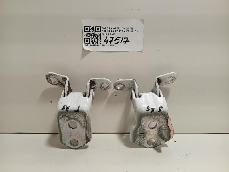 Cerniera Porta ANT SX AB39-2122800-AA INF+SUP Ford Ranger IV 2012