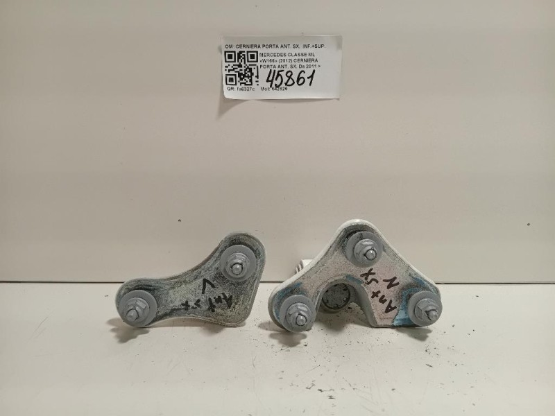 Cerniera Porta ANT SX CERNIERA PORTA ANT SX INF+SUP Mercedes Classe ML W166 2012