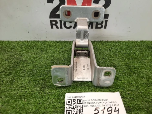 Cerniera Porta DI Carico SUP POST DX 844009913R Dacia Dokker 2013