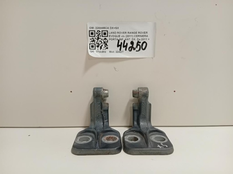 Cerniera Porta INF ANT DX 228A65CA DX+SX Land Rover Range Rover Evoque I 2011