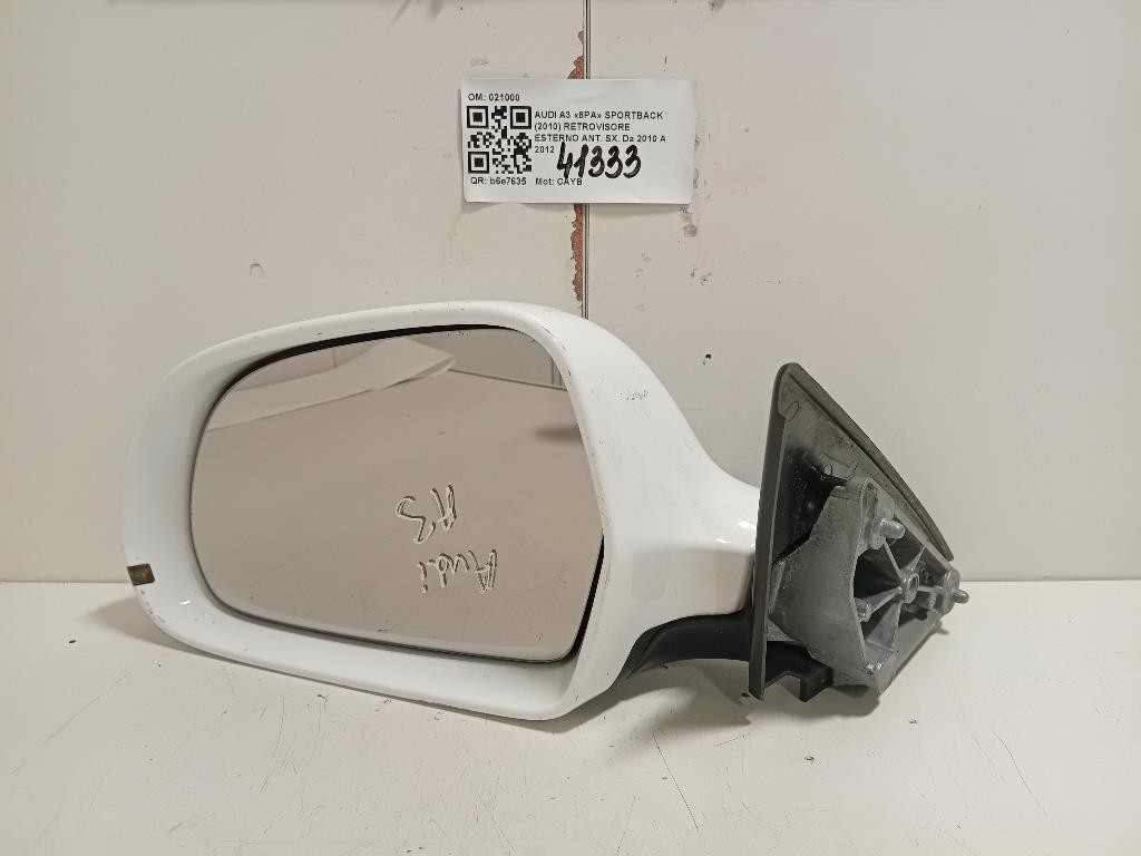 Retrovisore Esterno ANT SX 6 FILE P1858531EC01C Audi A3 8PA Sportback 2010