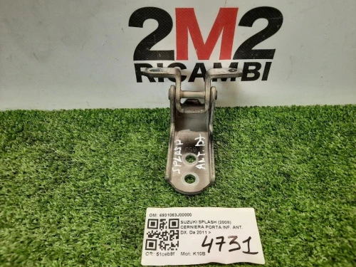 Cerniera Porta INF ANT DX 6931063J00000 Suzuki Splash 2008