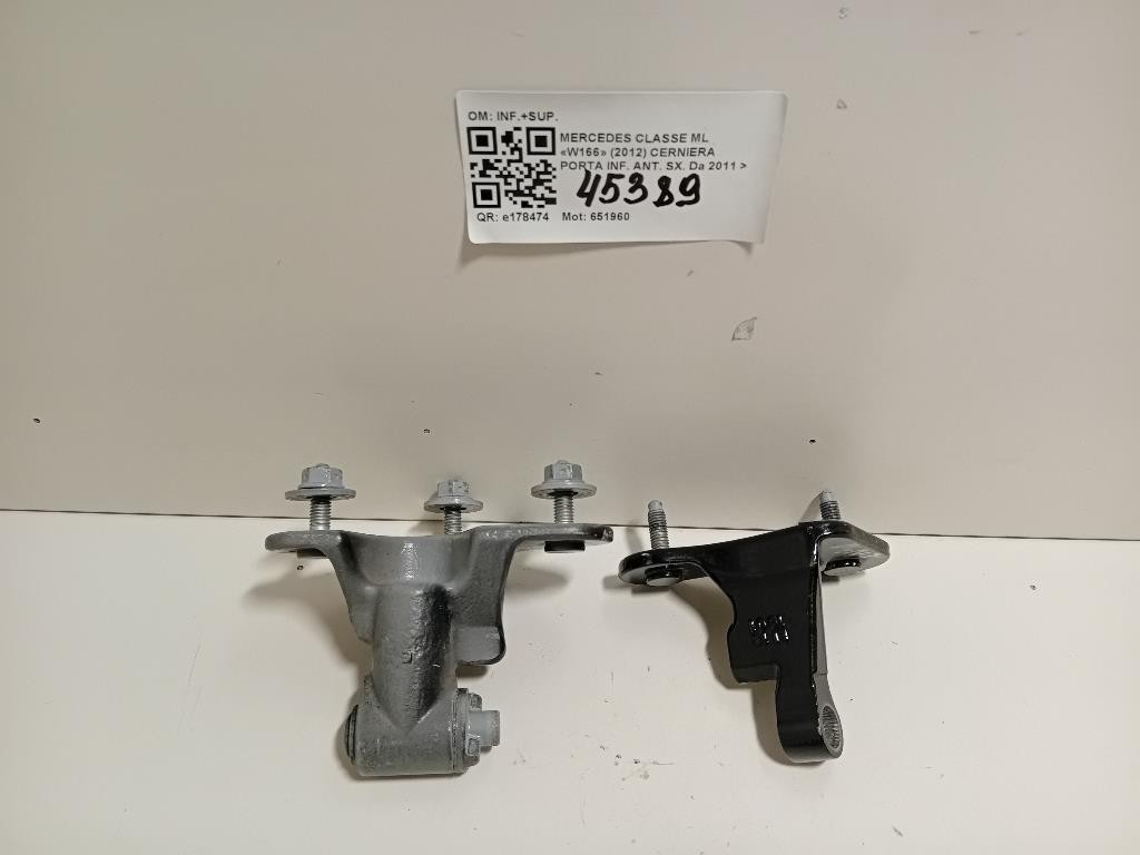 Cerniera Porta INF ANT SX INF+SUP Mercedes Classe GLE W166 2015