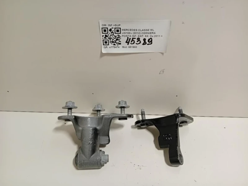 Cerniera Porta INF ANT SX INF+SUP Mercedes Classe GLE W166 2015