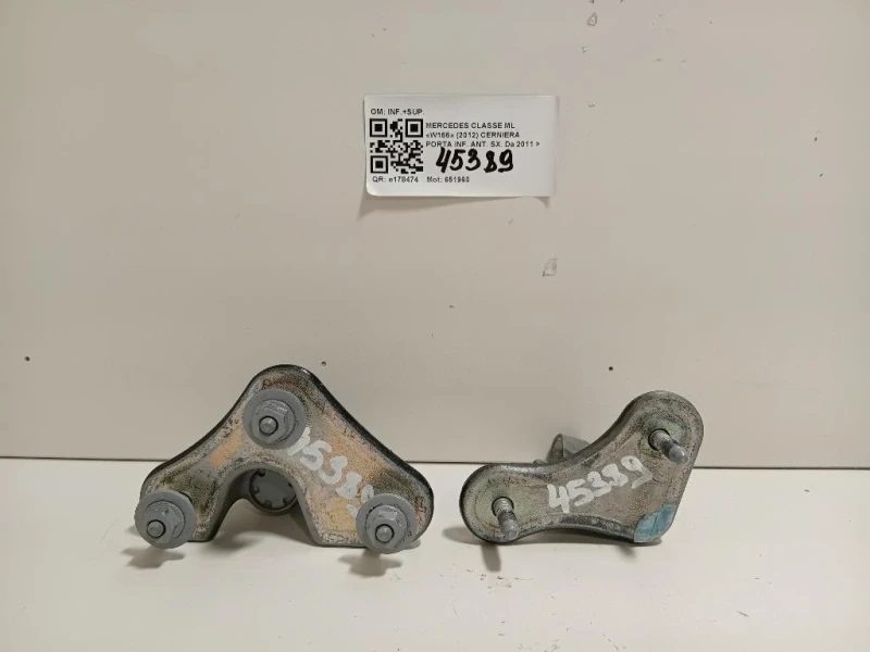 Cerniera Porta INF ANT SX INF+SUP Mercedes Classe GLE W166 2015