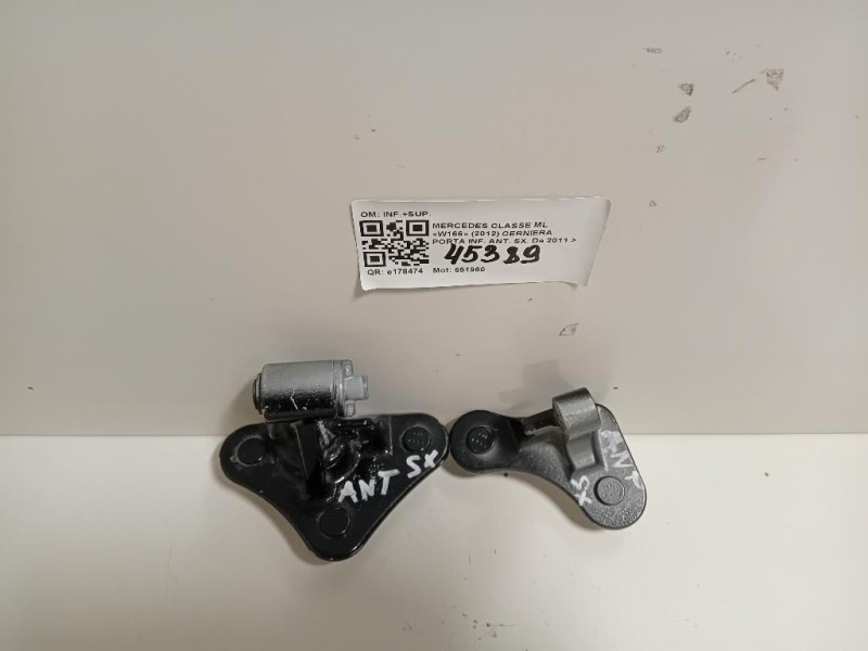 Cerniera Porta INF ANT SX INF+SUP Mercedes Classe GLE W166 2015