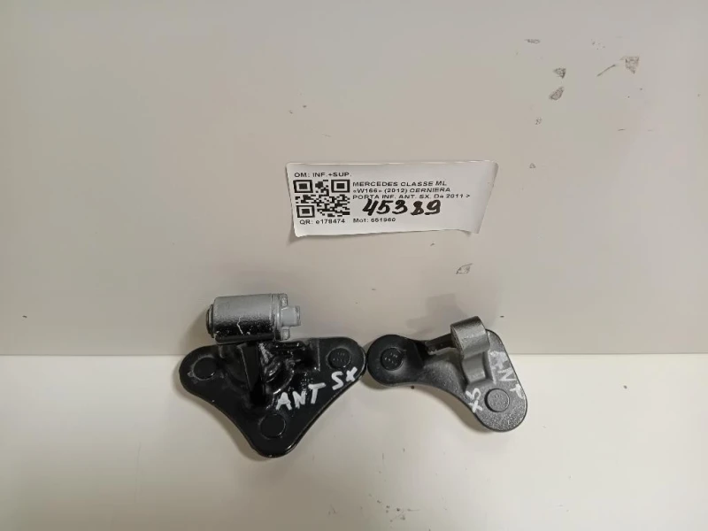 Cerniera Porta INF ANT SX INF+SUP Mercedes Classe GLE W166 2015