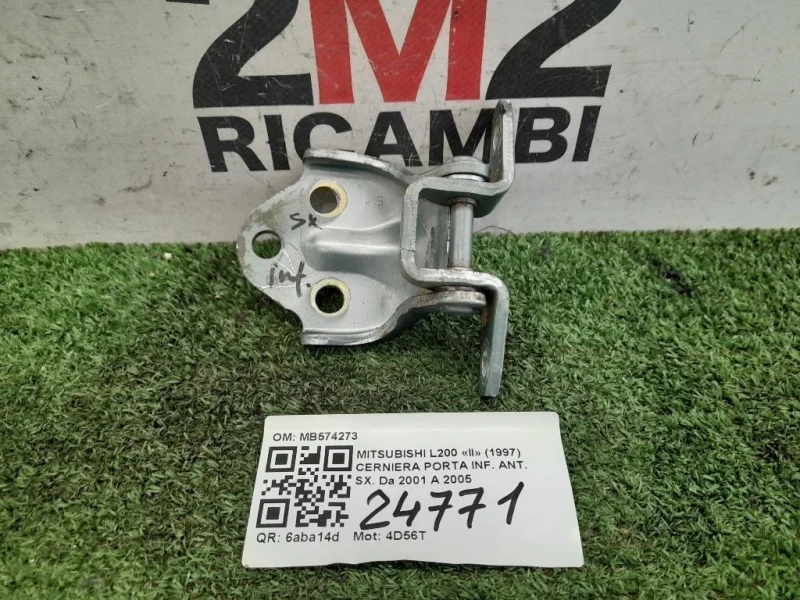 Cerniera Porta INF ANT SX MB574273 ANT SX Mitsubishi L200 II 1997
