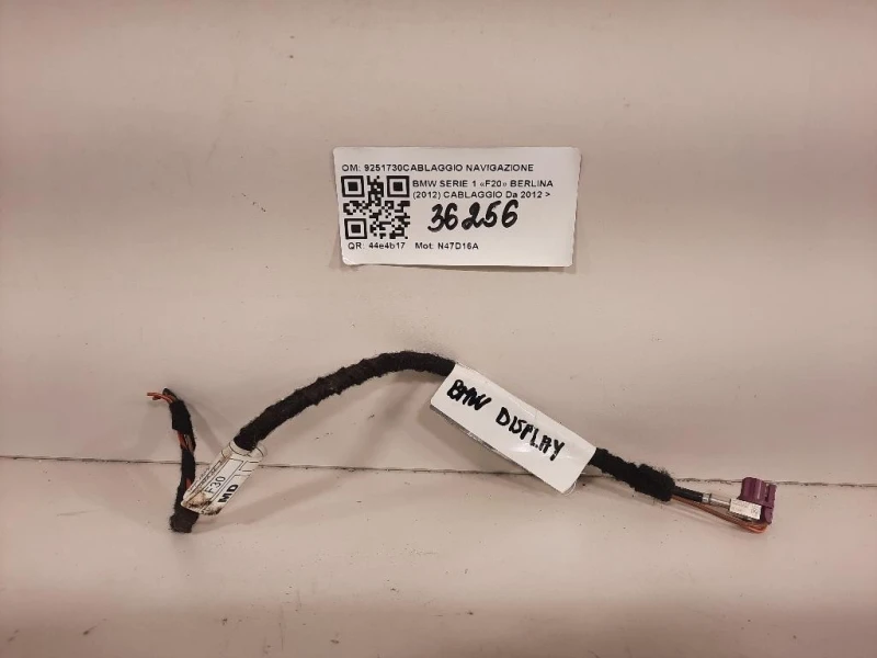 Cablaggio 9251730CABLAGGIO NAVIGAZIONE Bmw Serie 1 F20 Berlina 2012