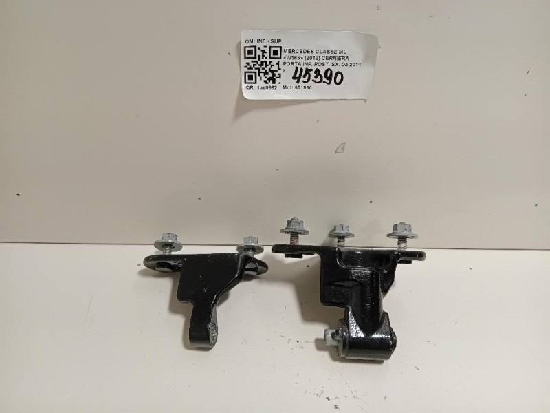 Cerniera Porta INF POST SX INF+SUP Mercedes Classe GLE W166 2015