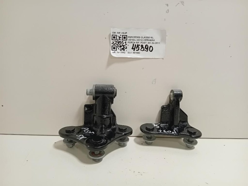 Cerniera Porta INF POST SX INF+SUP Mercedes Classe GLE W166 2015