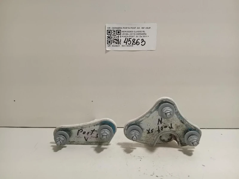 Cerniera Porta POST SX CERNIERA PORTA POST SX INF+SUP Mercedes Classe ML W166 2012