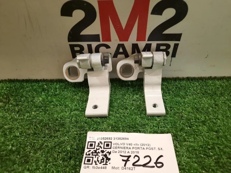 Cerniera Porta POST SX 31352692 31352694 COPPIA Volvo V40 II 2012