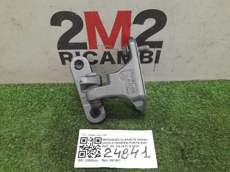 Cerniera Porta SUP ANT SX A2467201137 Mercedes Classe B W246 2012