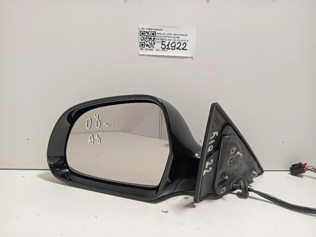 Retrovisore Esterno ANT SX 6 FILE 8T8857409E3FZ Audi A5 8TA Sportback 2012