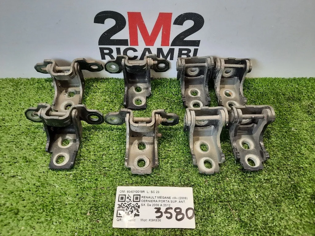 Cerniera Porta SUP ANT SX 804010019R Renault Mégane III 2009