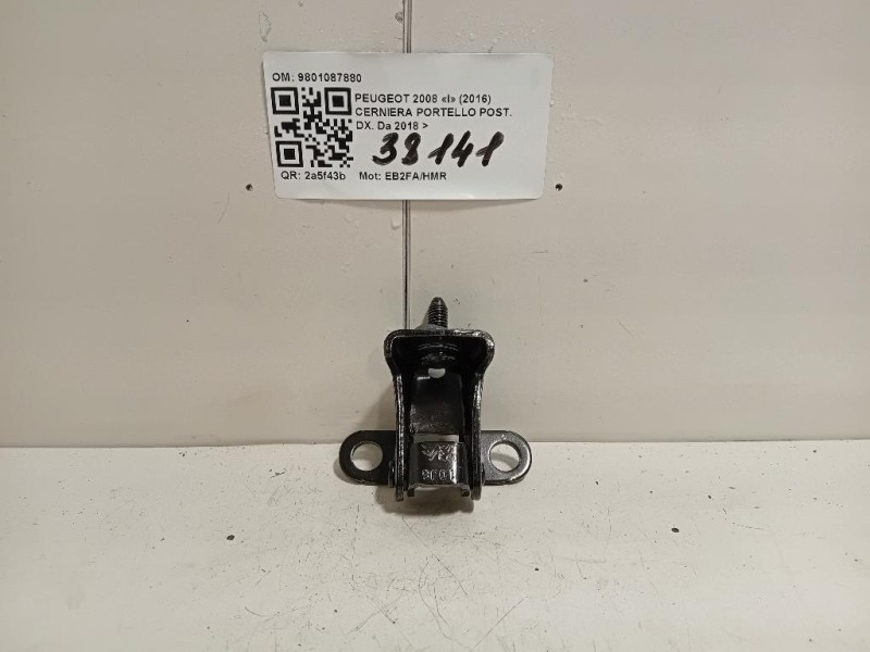 Cerniera Portello POST DX 9801087880 Peugeot 2008 I 2016