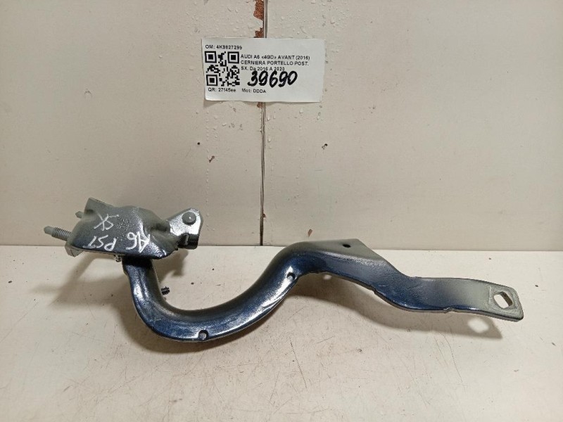 Cerniera Portello POST SX 4K9827299 Audi A6 4GD Avant 2016