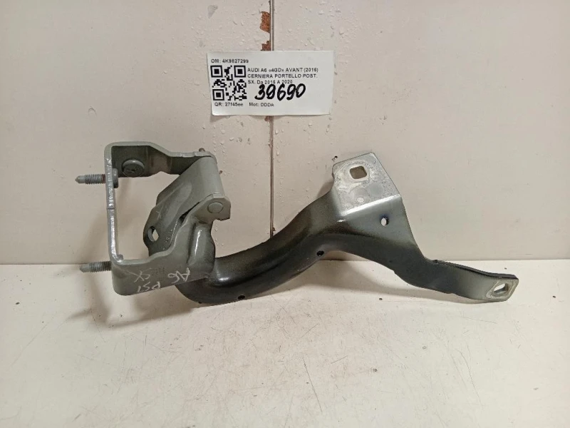 Cerniera Portello POST SX 4K9827299 Audi A6 4GD Avant 2016