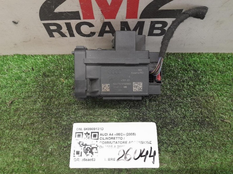 Cilindretto Commutatore Accensione 8K0909131D Audi A4 8EC 2005