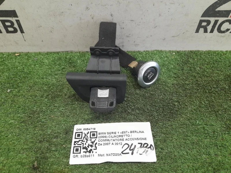 Cilindretto Commutatore Accensione 6954718 Bmw Serie 1 E87 Berlina 2005