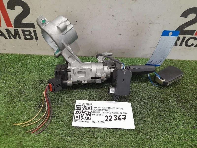 Cilindretto Commutatore Accensione 25799293 Chevrolet Cruze 2011