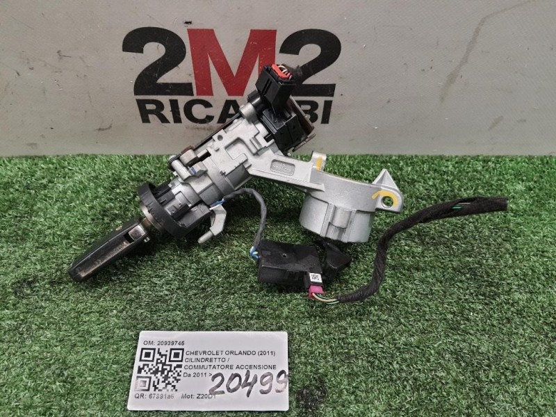 Cilindretto Commutatore Accensione 20939745 Chevrolet Orlando 2011