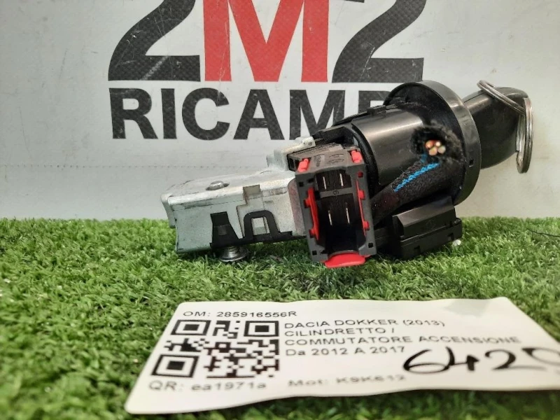 Cilindretto Commutatore Accensione 285916556R Dacia Dokker 2013